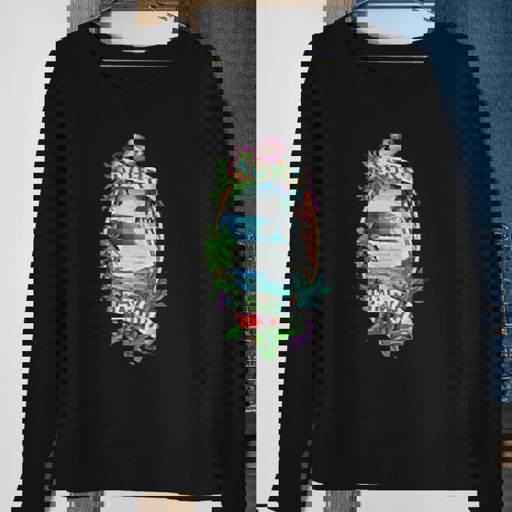 Surf Hawaii Classic Real Vintage Retro 70S Surf Sweatshirt Gifts for Old Women