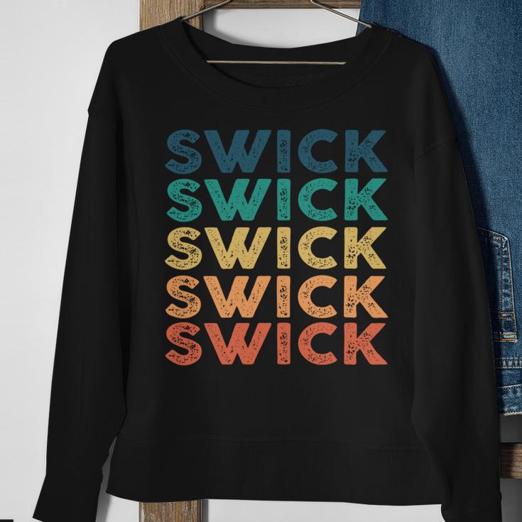 Swick Name Shirt Swick Family Name Sweatshirt Gifts for Old Women