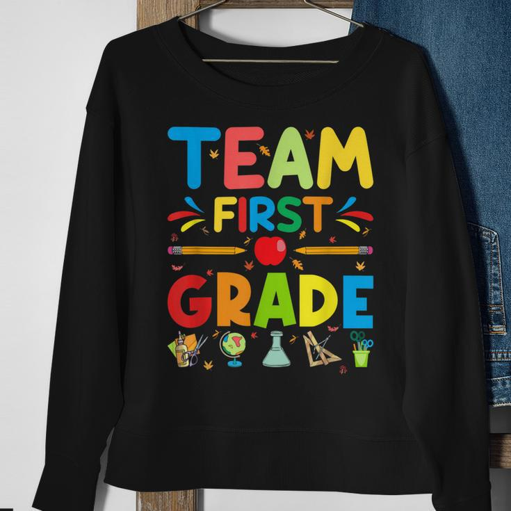 Team First Grade - 1St Grade Teacher Student Kids Sweatshirt Gifts for Old Women