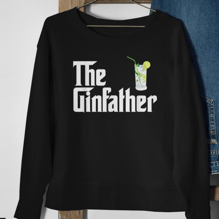 The Gin Father Funny Gin And Tonic Gifts Classic Sweatshirt Gifts for Old Women