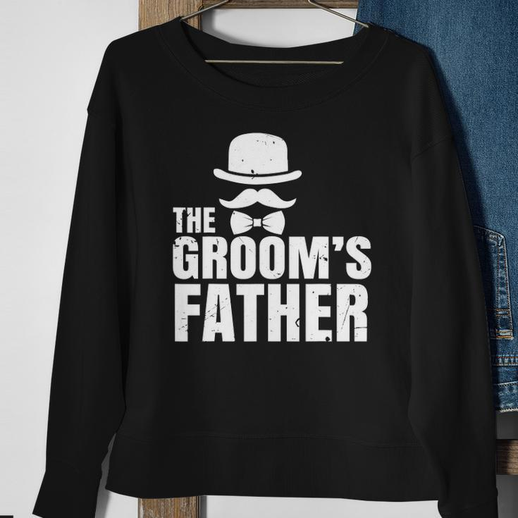The Grooms Father Wedding Costume Father Of The Groom Sweatshirt Gifts for Old Women