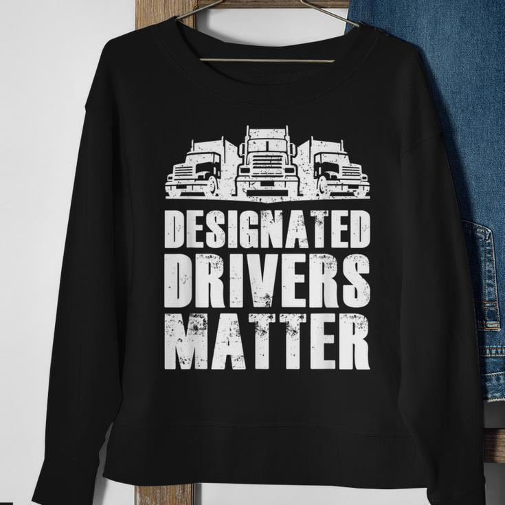 Truck Driver - Funny Big Trucking Trucker Sweatshirt Gifts for Old Women