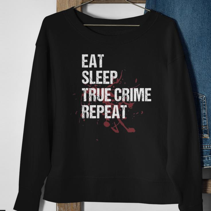True Crime Watching True Crime Shows Gift Sweatshirt Gifts for Old Women