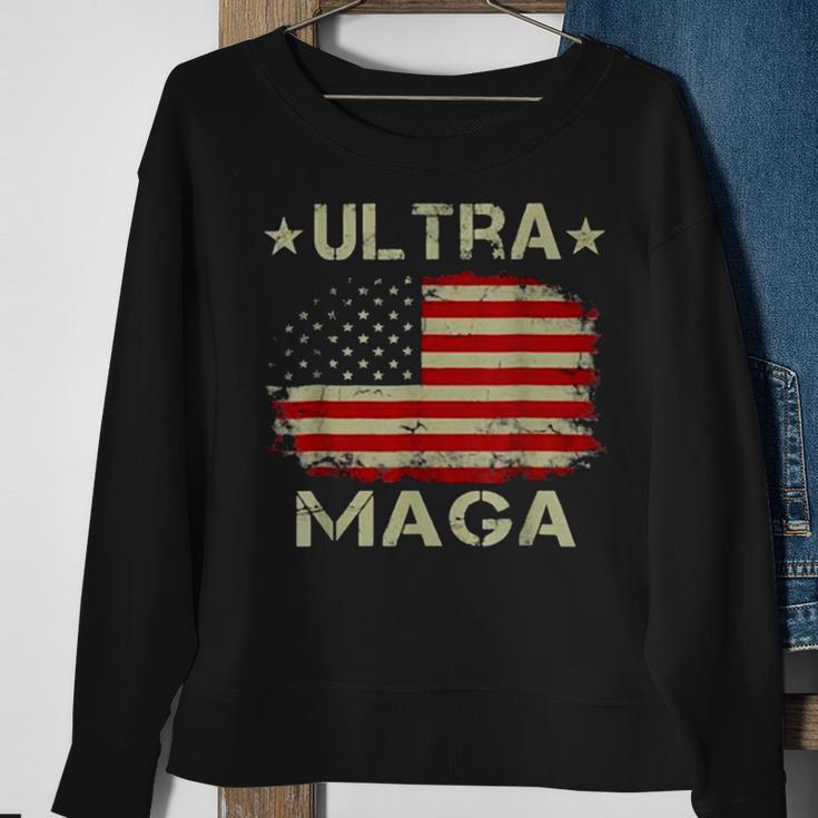 Ultra Maga And Proud Of It A Ultra Maga And Proud Of It V10 Sweatshirt Gifts for Old Women