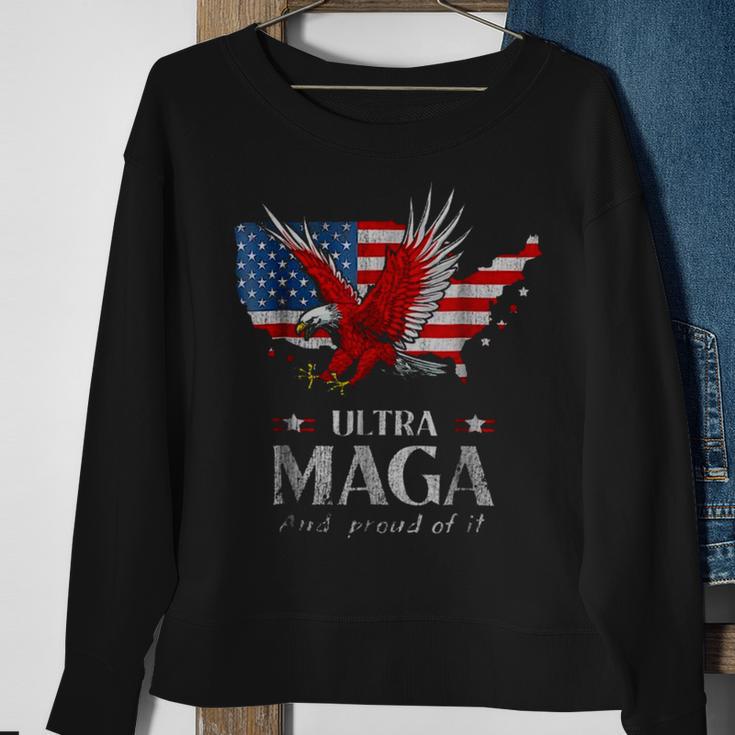 Ultra Maga And Proud Of It A Ultra Maga And Proud Of It V11 Sweatshirt Gifts for Old Women