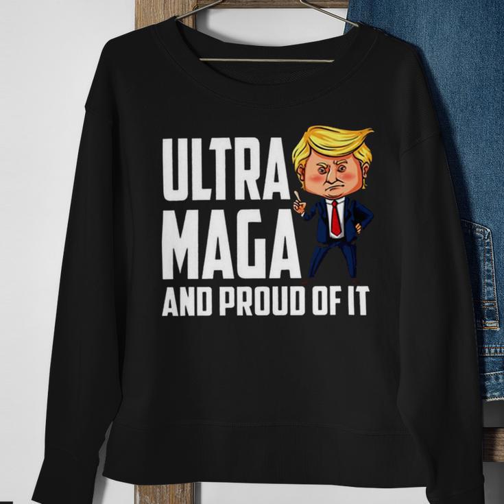 Ultra Maga And Proud Of It A Ultra Maga And Proud Of It V7 Sweatshirt Gifts for Old Women