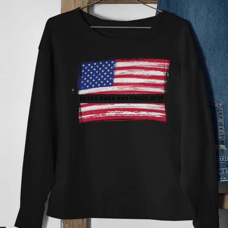 Ultra Maga And Proud Of It A Ultra Maga And Proud Of It V8 Sweatshirt Gifts for Old Women