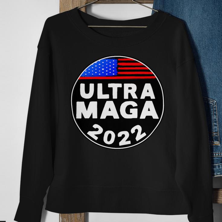 Ultra Maga Donald Trump Joe Biden America Sweatshirt Gifts for Old Women