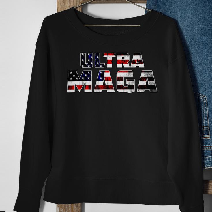 Ultra Maga King Trump Biden 2024 Great Sweatshirt Gifts for Old Women