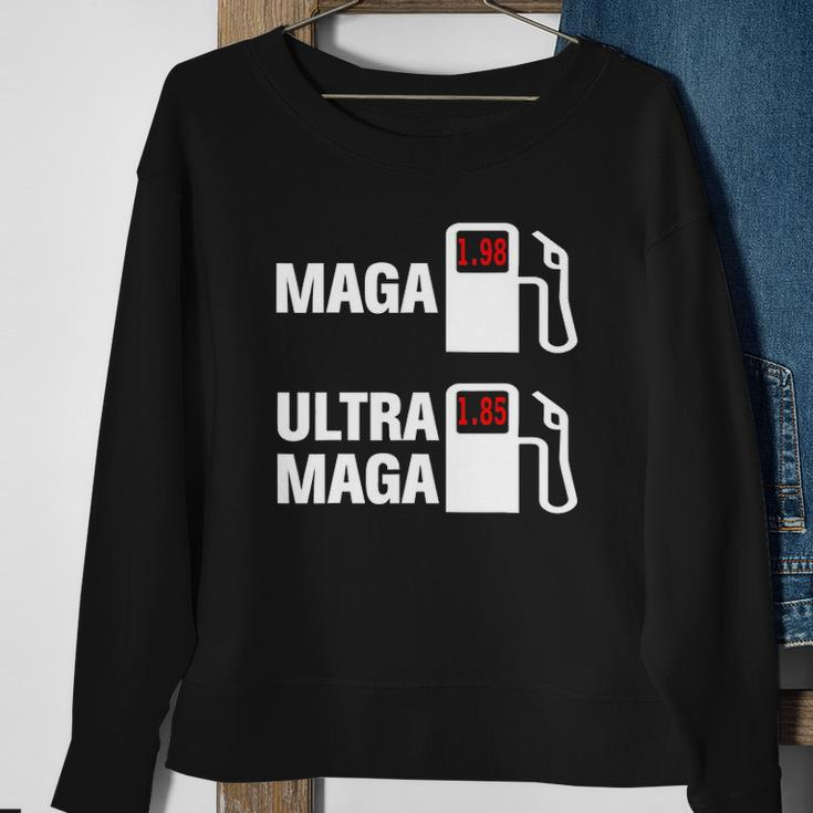 Ultra Maga Maga King Anti Biden Gas Prices Republicans Sweatshirt Gifts for Old Women