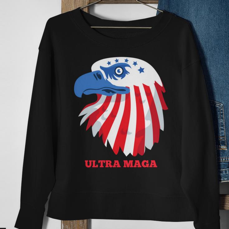 Ultra Maga Memorial Day Sweatshirt Gifts for Old Women