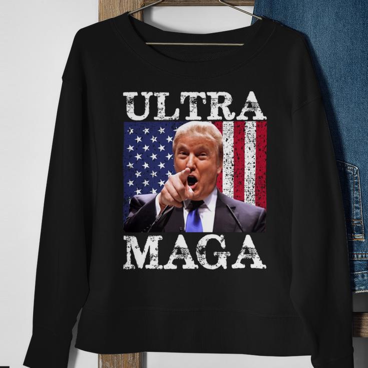 Ultra Maga Ultra Maga Funny Ultra Maga 2024 Ultra Maga And Proud Of Itultra Maga Proud Sweatshirt Gifts for Old Women