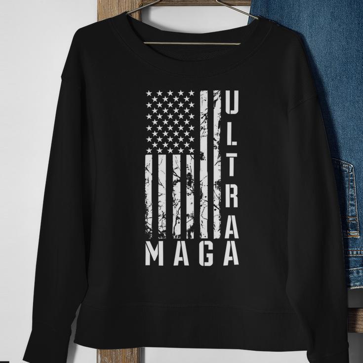 Ultra Maga Ultra Maga Funny Ultra Maga 2024 Ultra Maga And Proud Of Itultra Maga Proud V3 Sweatshirt Gifts for Old Women