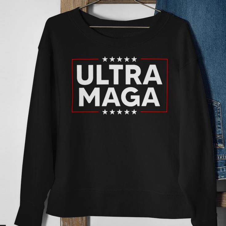 Ultra Maga Ultra Maga Funny Ultra Maga 2024 Ultra Maga And Proud Of Itultra Maga Proud V4 Sweatshirt Gifts for Old Women