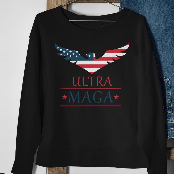 Ultra Maga United State Sweatshirt Gifts for Old Women