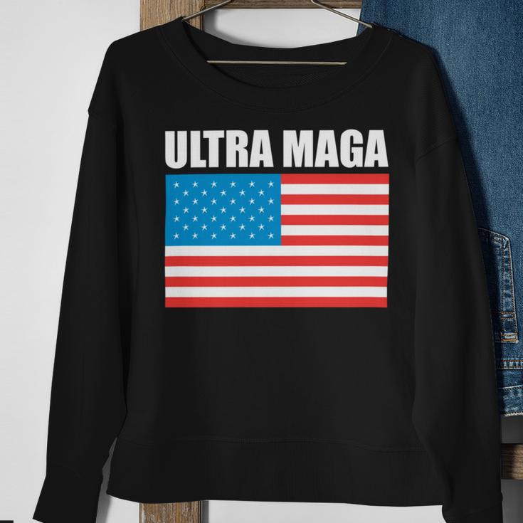 Ultra Maga Us Flag V2 Sweatshirt Gifts for Old Women