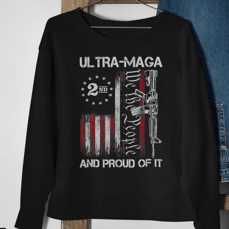 Ultra Maga We The People Proud Republican Usa Flag Sweatshirt Gifts for Old Women