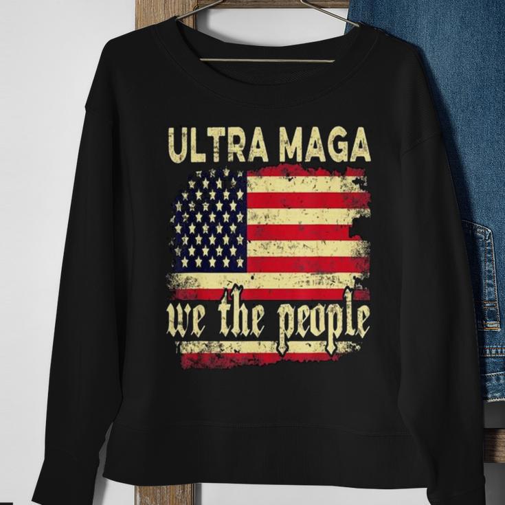 Ultra Maga We The People Vintage Sweatshirt Gifts for Old Women