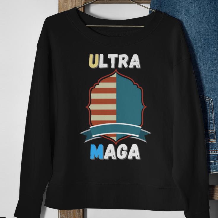 Ultra Mega Great Quote To Support Trump Sweatshirt Gifts for Old Women