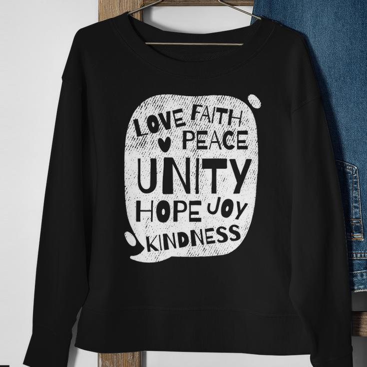 Unity Day Orange Peace Love Spread Kindness Gift Sweatshirt Gifts for Old Women