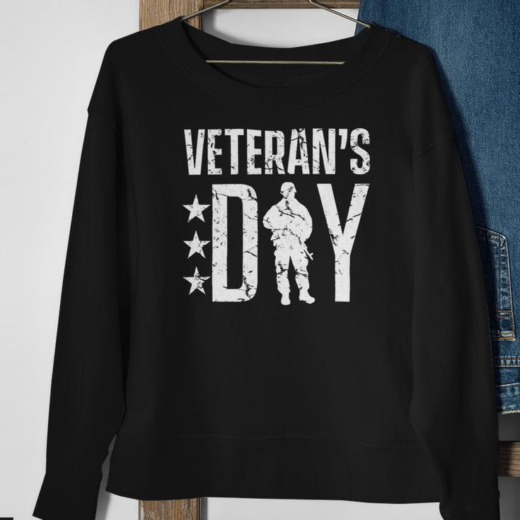 Veteran Veteran Veterans 73 Navy Soldier Army Military Sweatshirt Gifts for Old Women