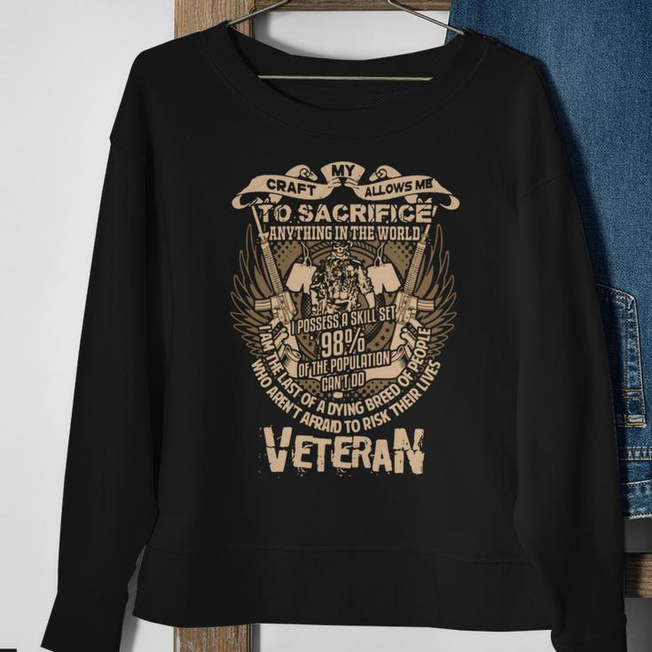 Veteran Veterans Day 690 Navy Soldier Army Military Sweatshirt Gifts for Old Women