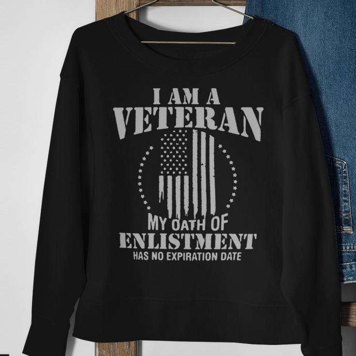 Veteran Veterans Day Us Army Veteran Oath 731 Navy Soldier Army Military Sweatshirt Gifts for Old Women