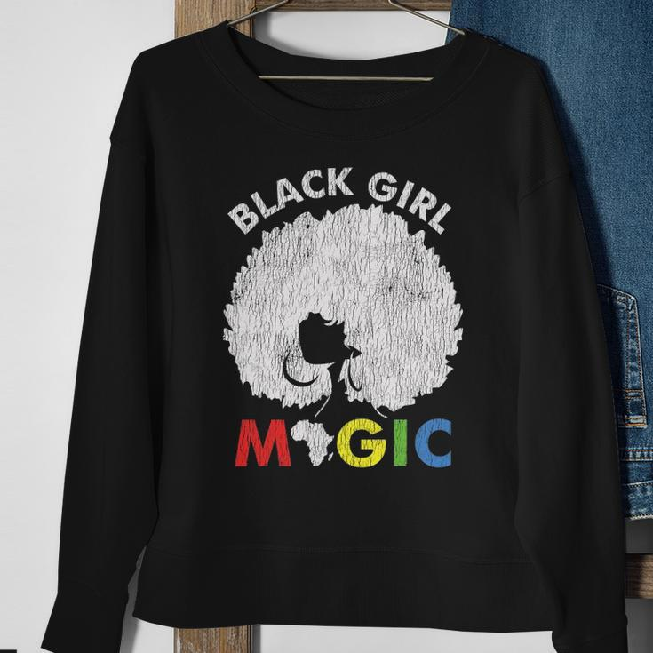 Vintage African Afro Black Girl Magic Pride Melanin Woman Sweatshirt Gifts for Old Women