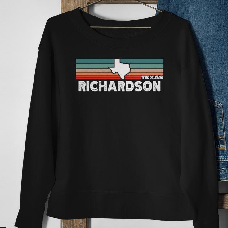 Vintage Retro Richardson Tx Tourist Native Texas State Sweatshirt Gifts for Old Women