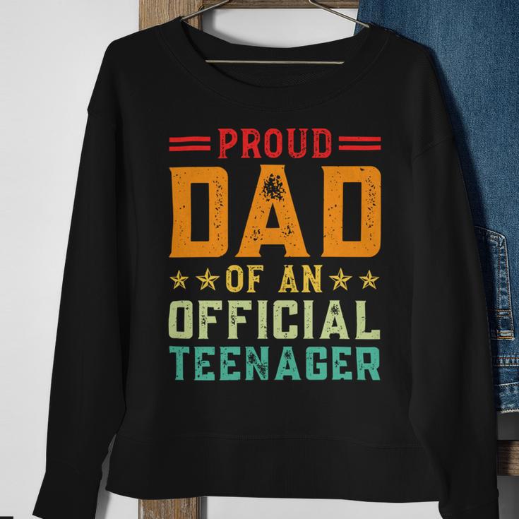 Vintage Thirteen Retro Proud Dad Of An 544 Shirt Sweatshirt Gifts for Old Women