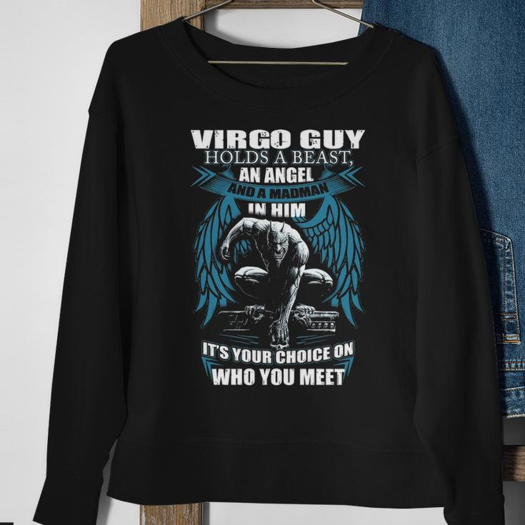 Virgo Guy Birthday Virgo Guy Madman Sweatshirt Gifts for Old Women