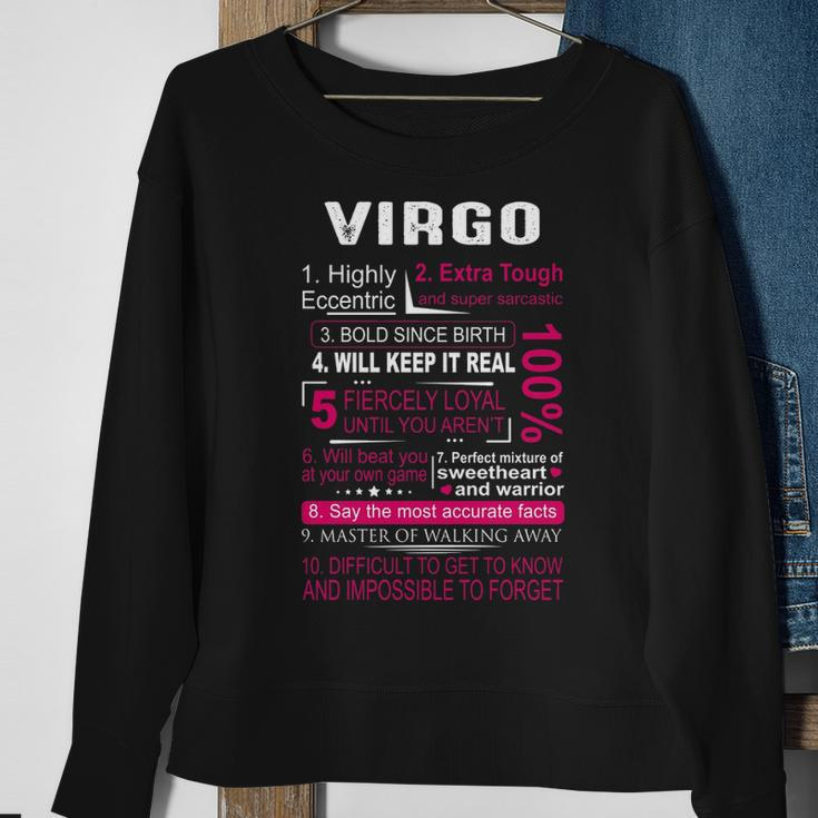 Virgo Zodiac Birthday Sweatshirt Gifts for Old Women
