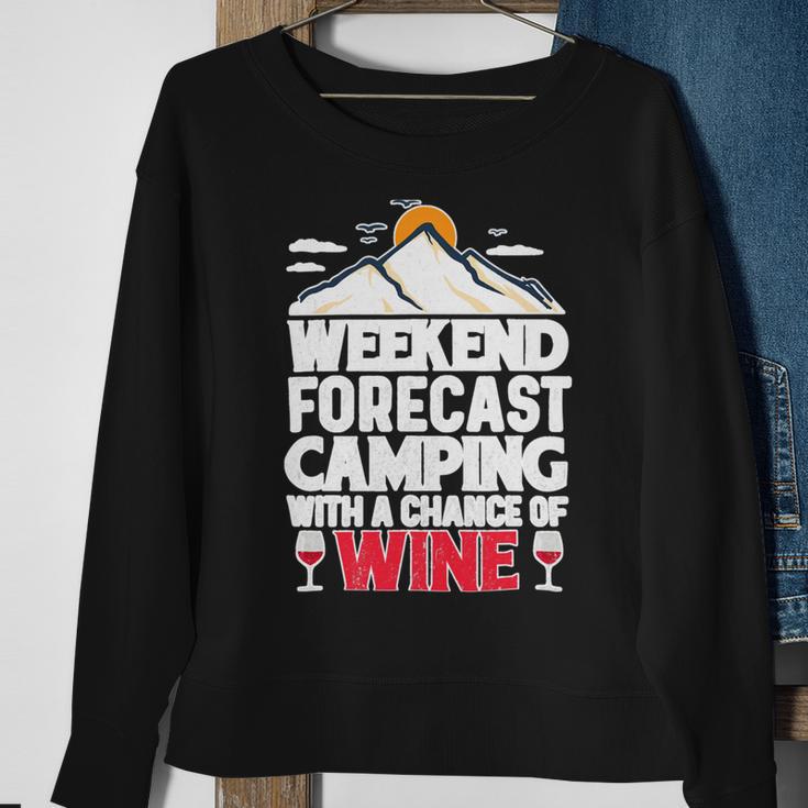 Weekend Forcast Camping Retro Vintage 27 Shirt Sweatshirt Gifts for Old Women