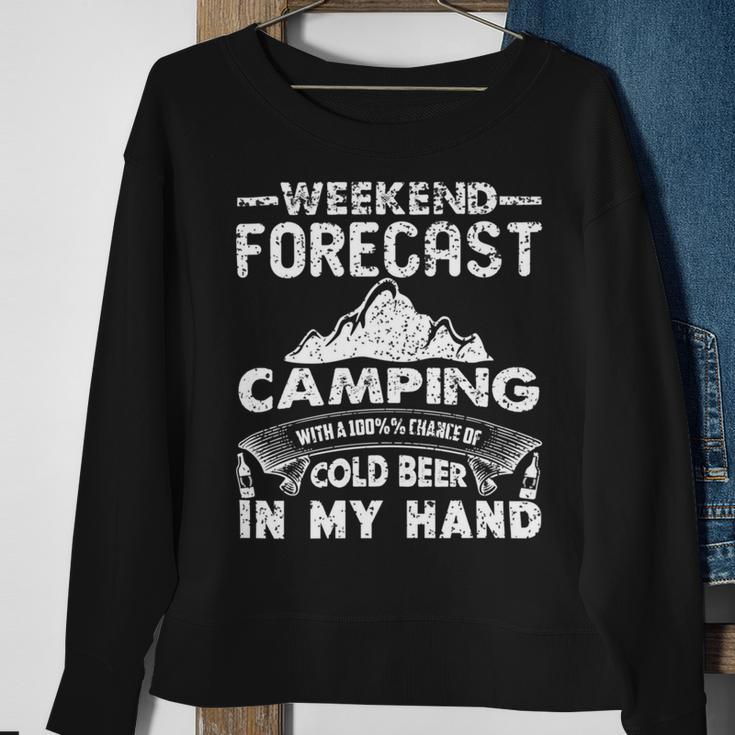 Weekend Forecast Camping 716 Trending Shirt Sweatshirt Gifts for Old Women