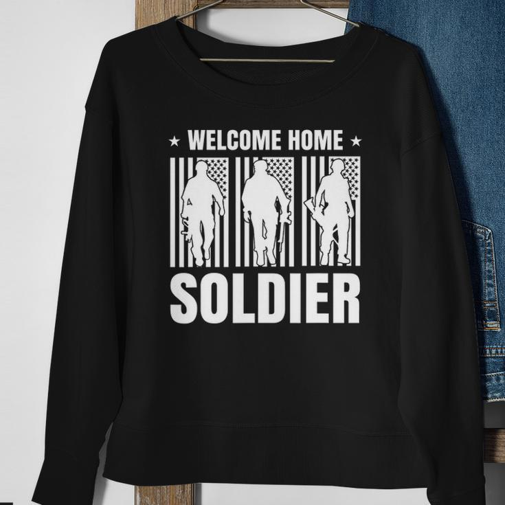 Welcome Home Soldier - Usa Warrior Hero Military Sweatshirt Gifts for Old Women