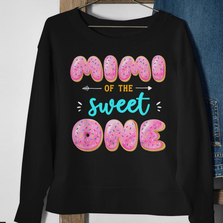 Women Mimi Of Sweet One First Birthday Matching Family Donut Sweatshirt Gifts for Old Women