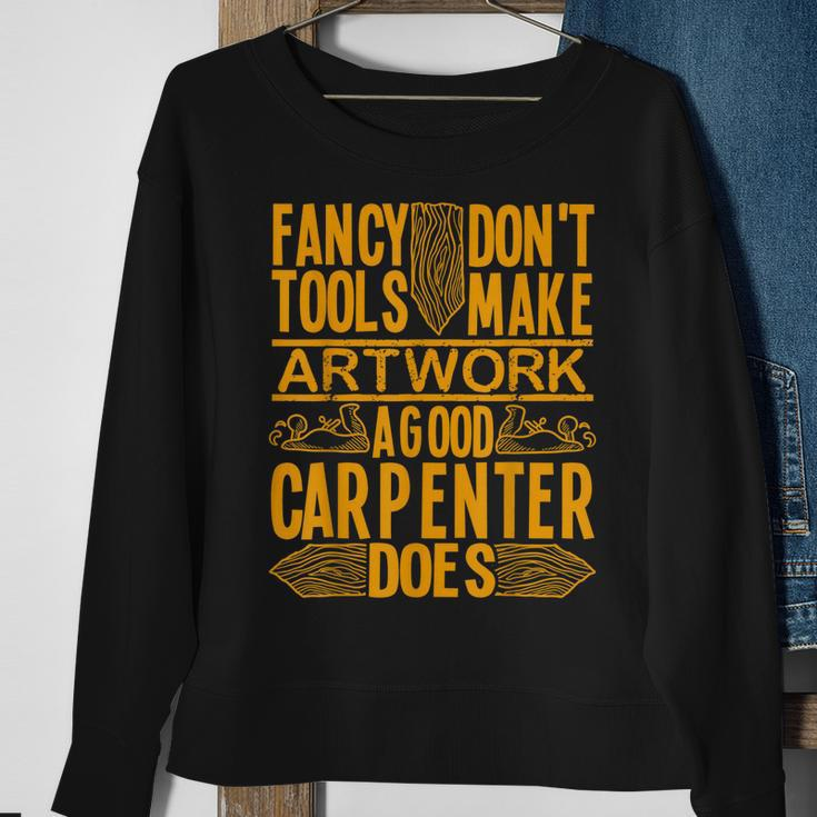 Woodworking Accessories Diy Fancy Tools Good Carpenter Sweatshirt Gifts for Old Women