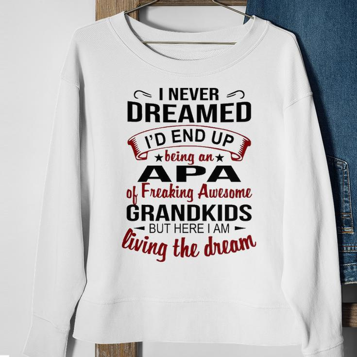 Apa Grandpa Gift Apa Of Freaking Awesome Grandkids Sweatshirt Gifts for Old Women