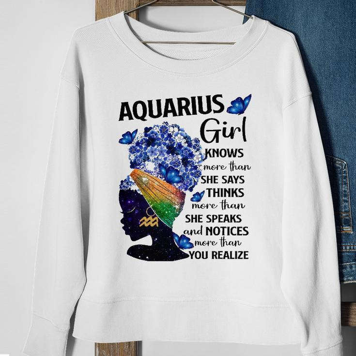 Aquarius Queen Sweet As Candy Birthday Gift For Black Women Sweatshirt Gifts for Old Women