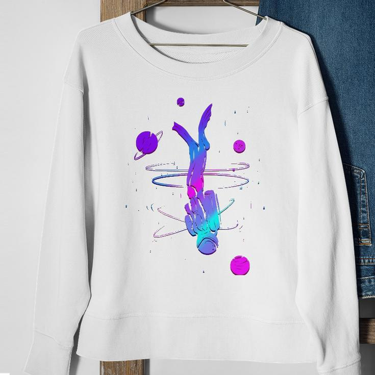 Astronaut Diver Gift For Scuba Diving And Space Fans Sweatshirt Gifts for Old Women