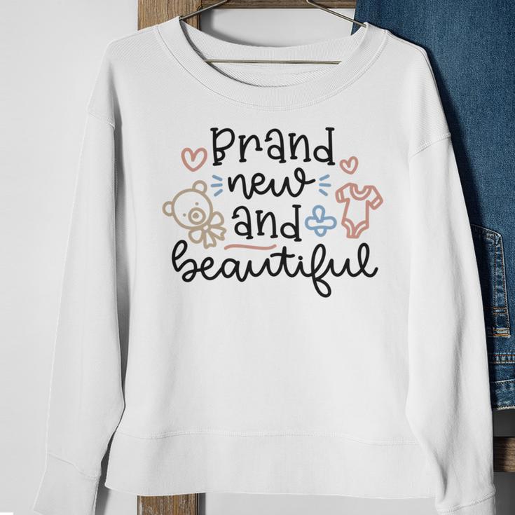 Baby Shower Text Design Brand New And Beautiful Sweatshirt Gifts for Old Women