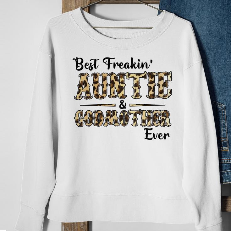 Best Freakin Auntie And God Mother Ever Sweatshirt Gifts for Old Women