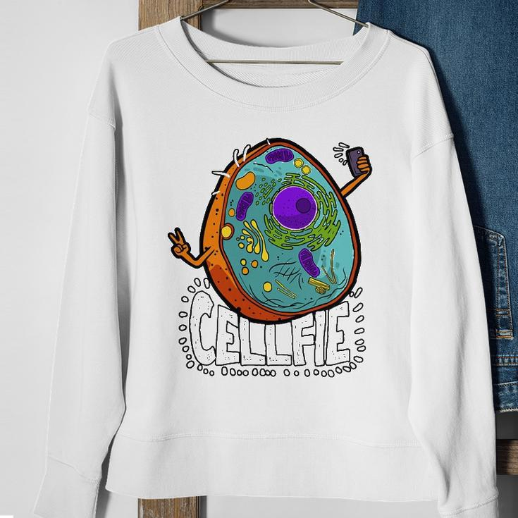 Biology Science Pun Humor Gift For A Cell Biologist Sweatshirt Gifts for Old Women