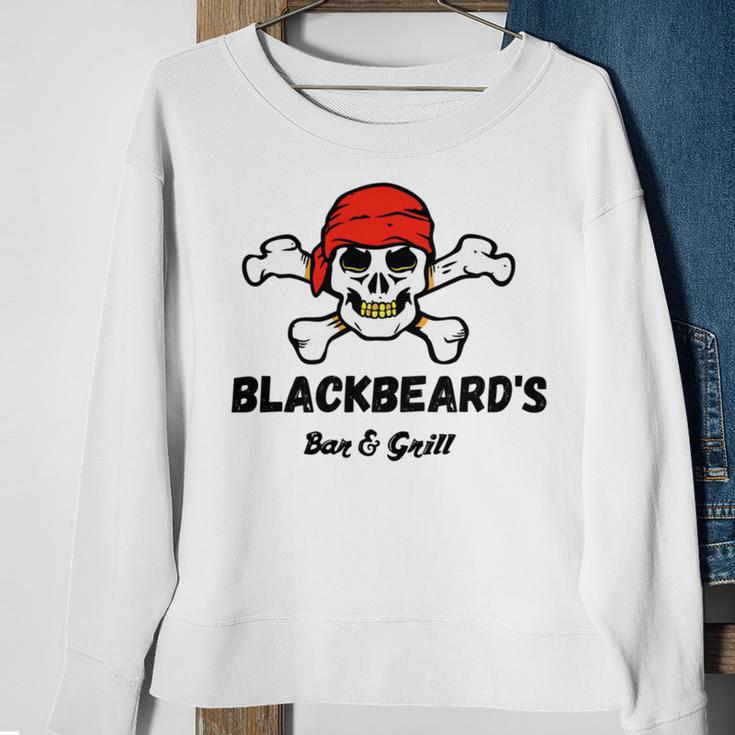 Blackbeards Bar Grill Sweatshirt Gifts for Old Women