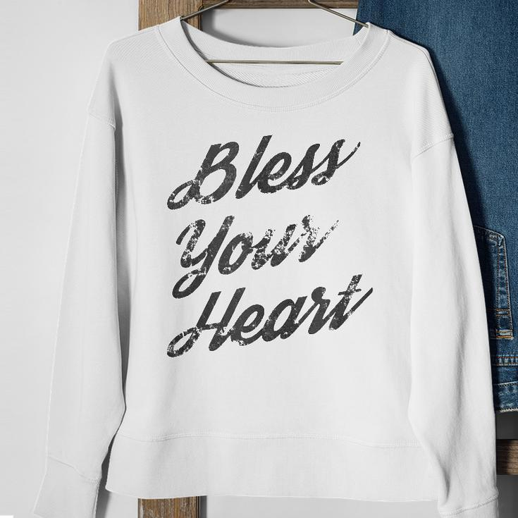 Bless Your Heart Dark Gift Sweatshirt Gifts for Old Women