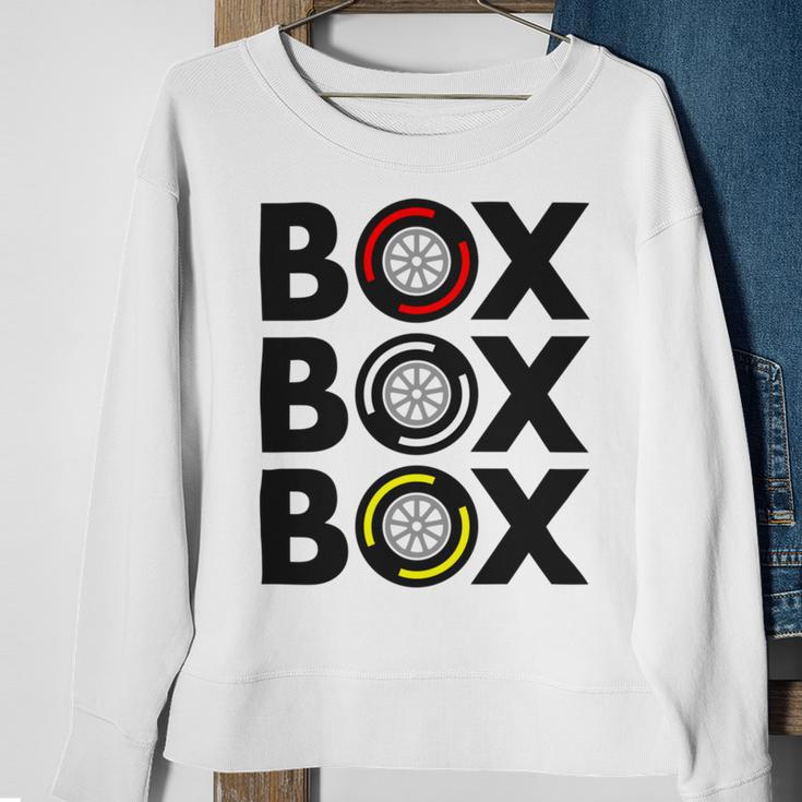 Box Box Box F1 Tyre Compound Design V2 Sweatshirt Gifts for Old Women