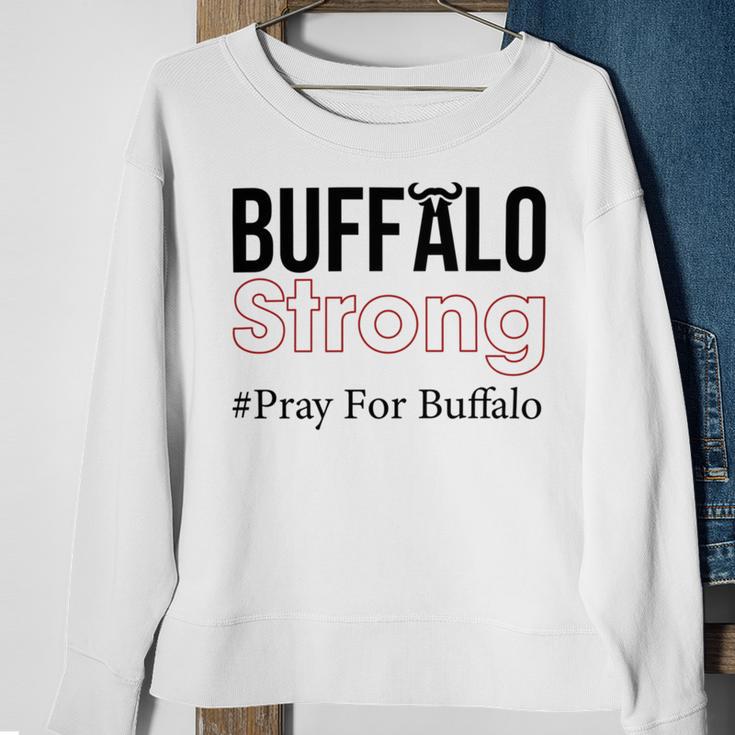 Buffalo Strong Pray For Buffalo Sweatshirt Gifts for Old Women