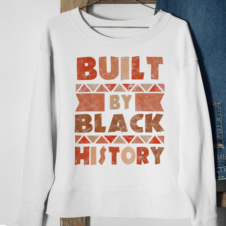Built By Black History African American Pride Sweatshirt Gifts for Old Women