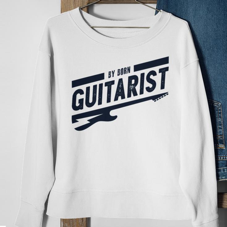 By Born Guitarist Sweatshirt Gifts for Old Women