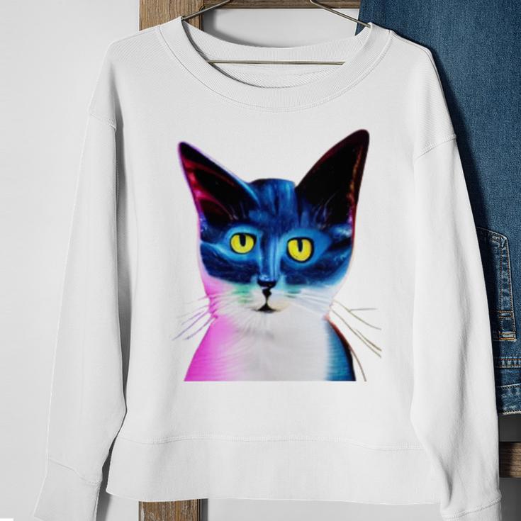 Cat Avatar Sweatshirt Gifts for Old Women